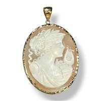 Colgante Mandile 1922 Mujer Cammei  in Plata Conchiglia 2KK71672.5